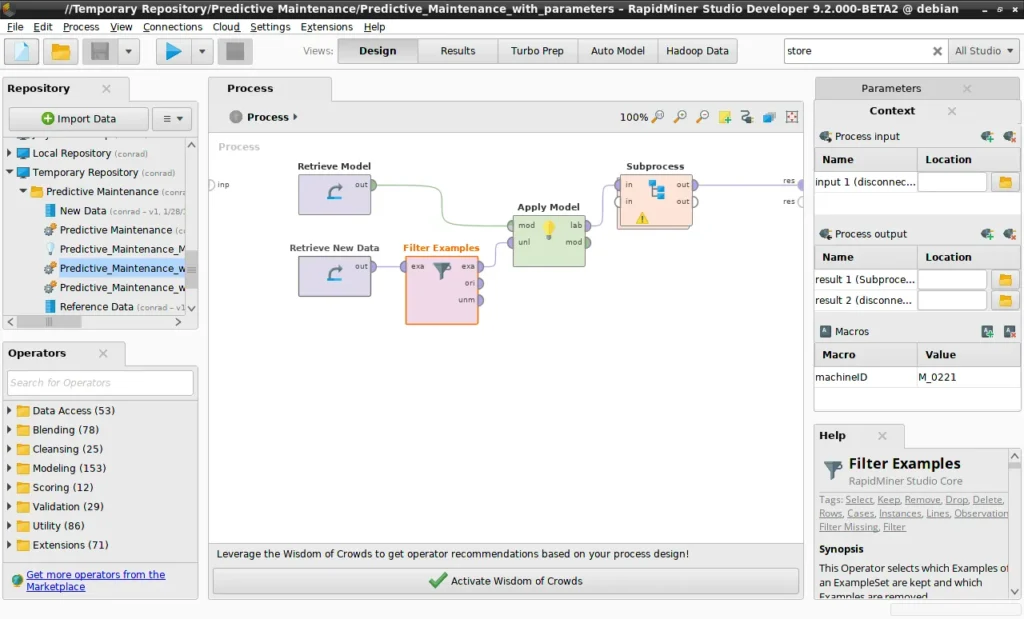 Aplikasi Business Analytics dari RapidMiner