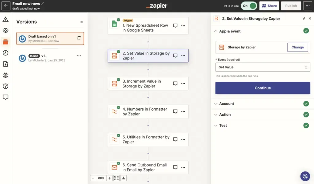 Zapier-AI for workflow automation