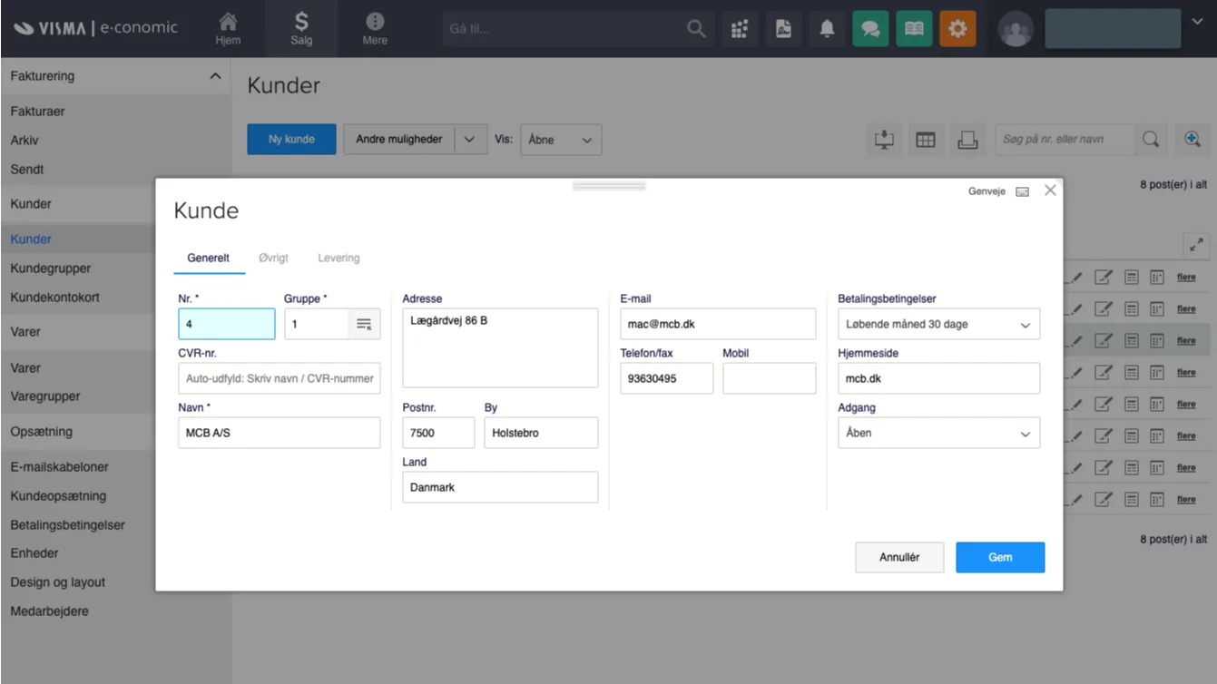 Visma e-conomi hubspot integration