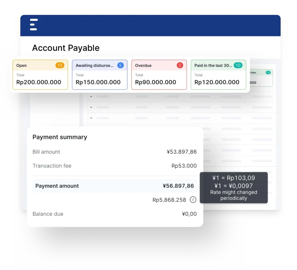 mekari expense invoice account payable