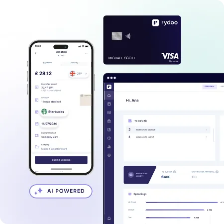 Rydoo expense HR software