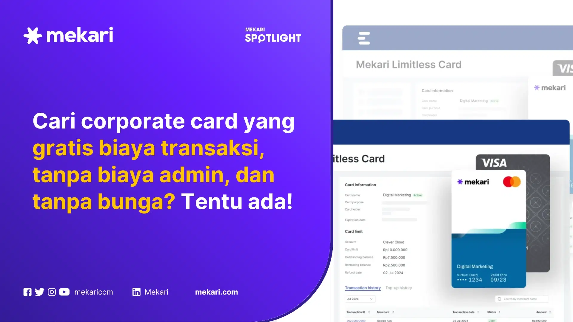 mekari expense business corporate card featured image