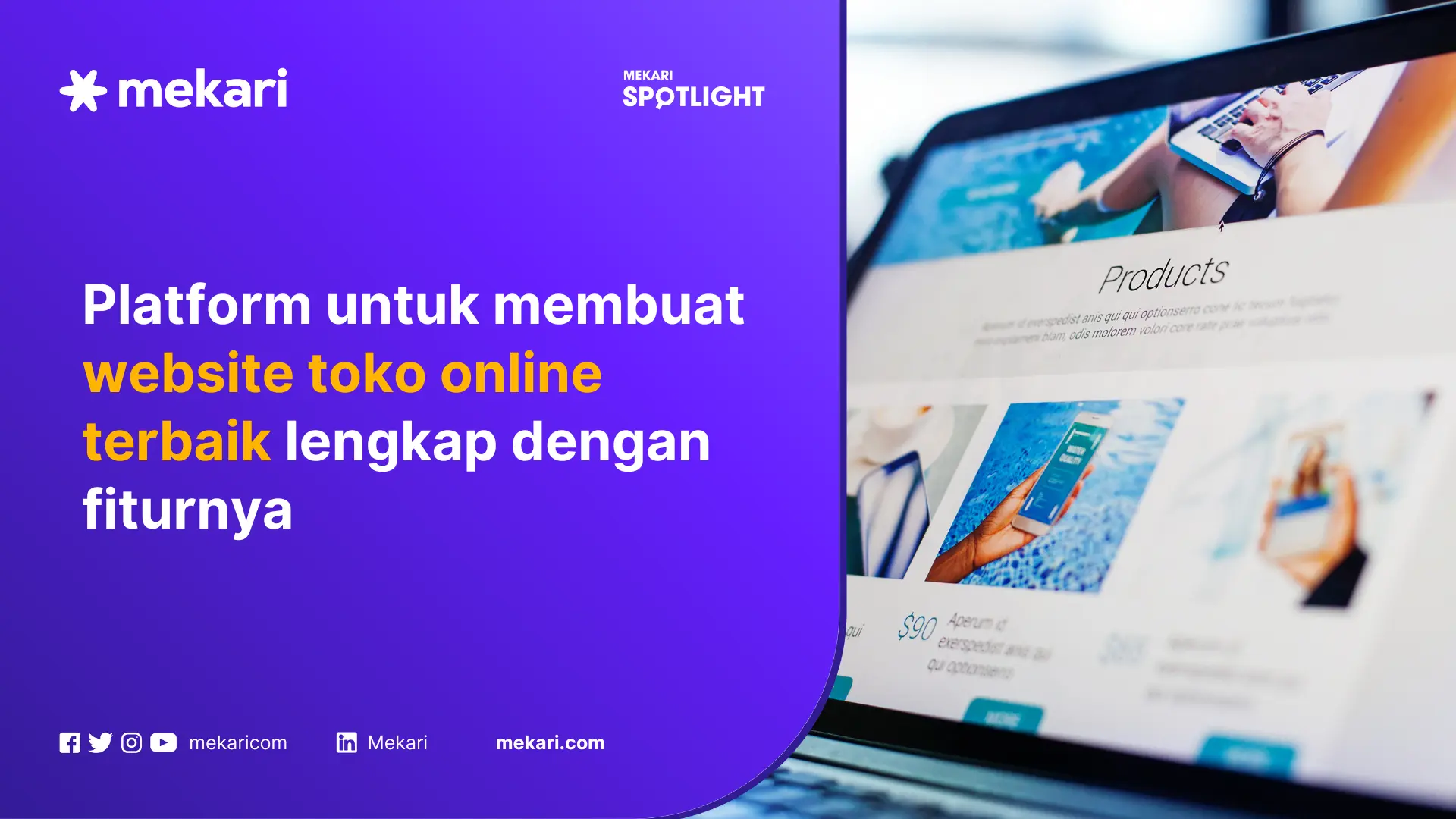 platform untuk buat website toko online