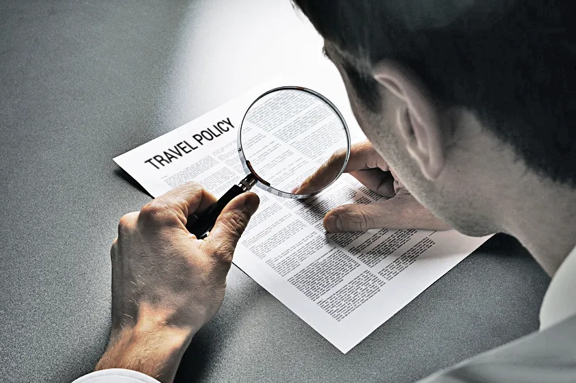 ilustrasi business trip policy