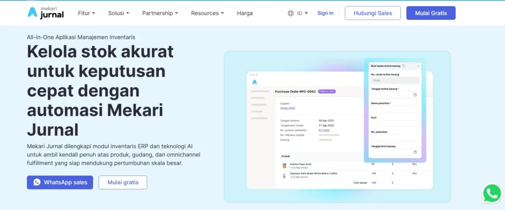 fitur stock opname mekari jurnal