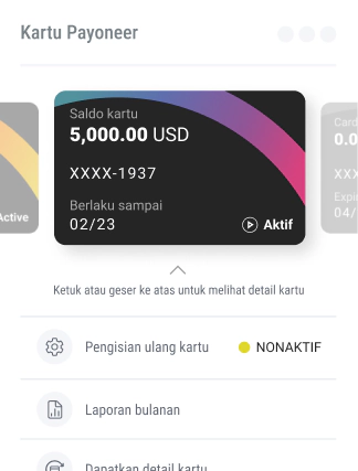 payoneer vcc