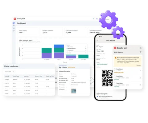 visitor management system mekari officeless