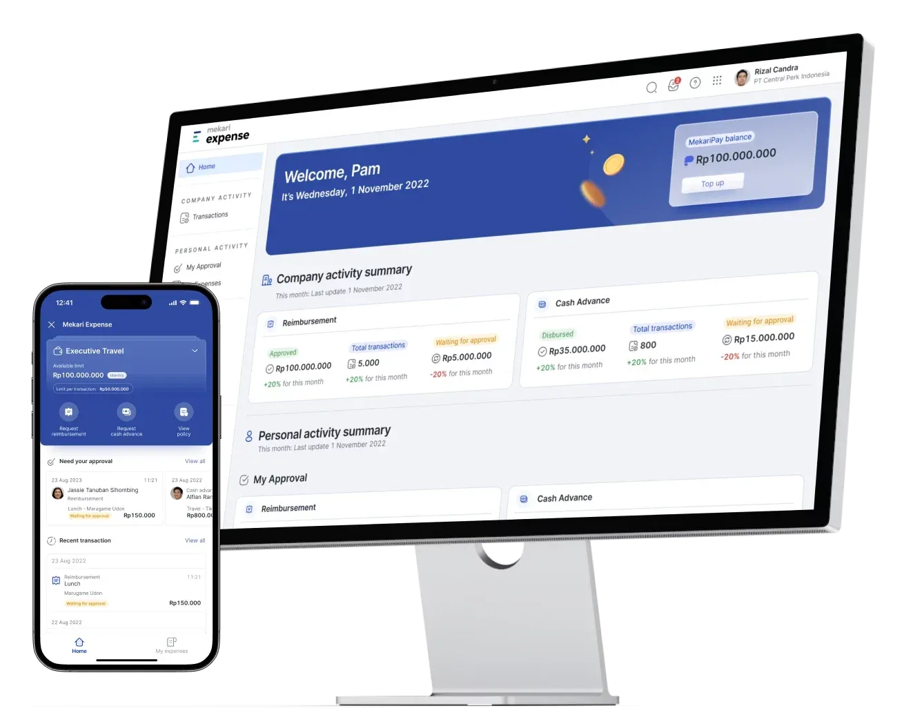 spend management software mekari expense