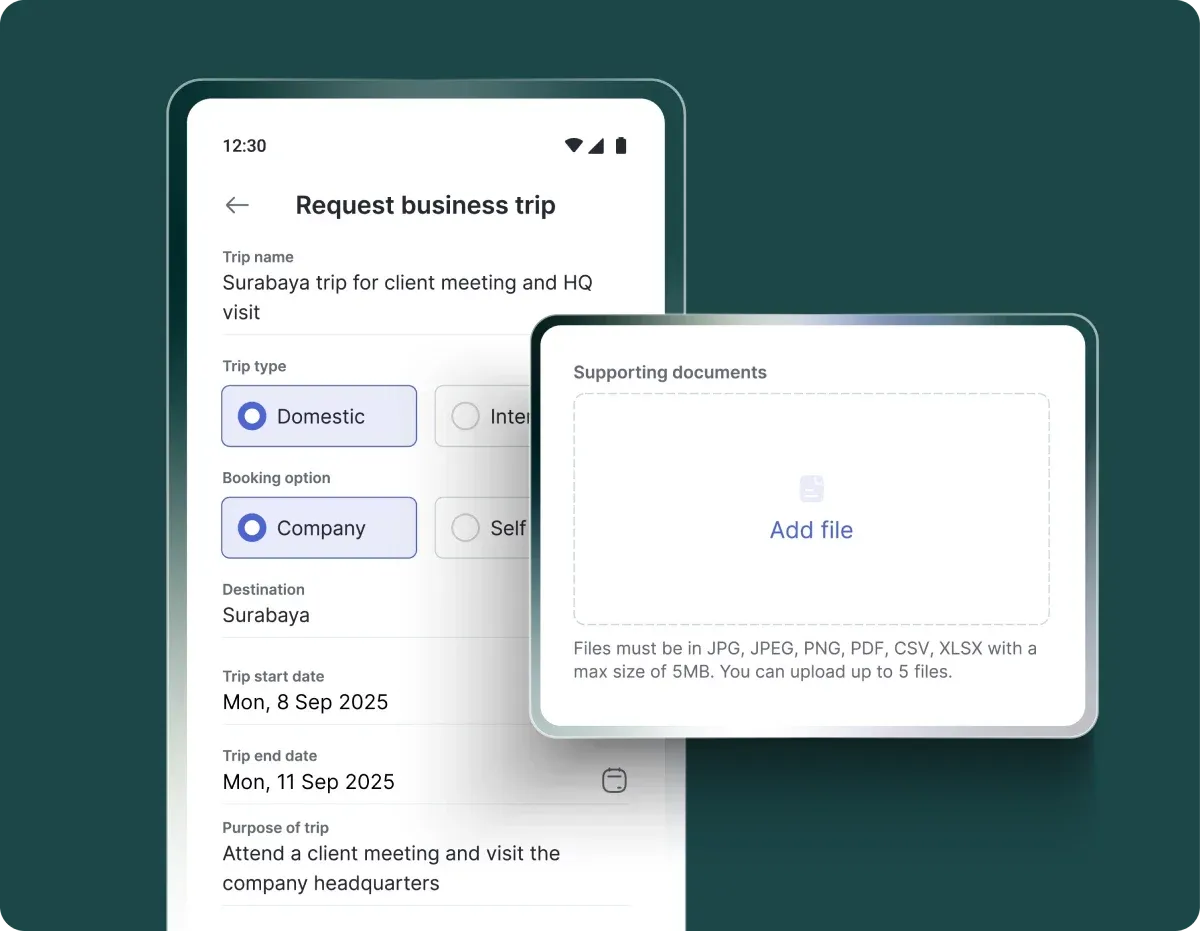mekari expense Business Travel & Expense Management software