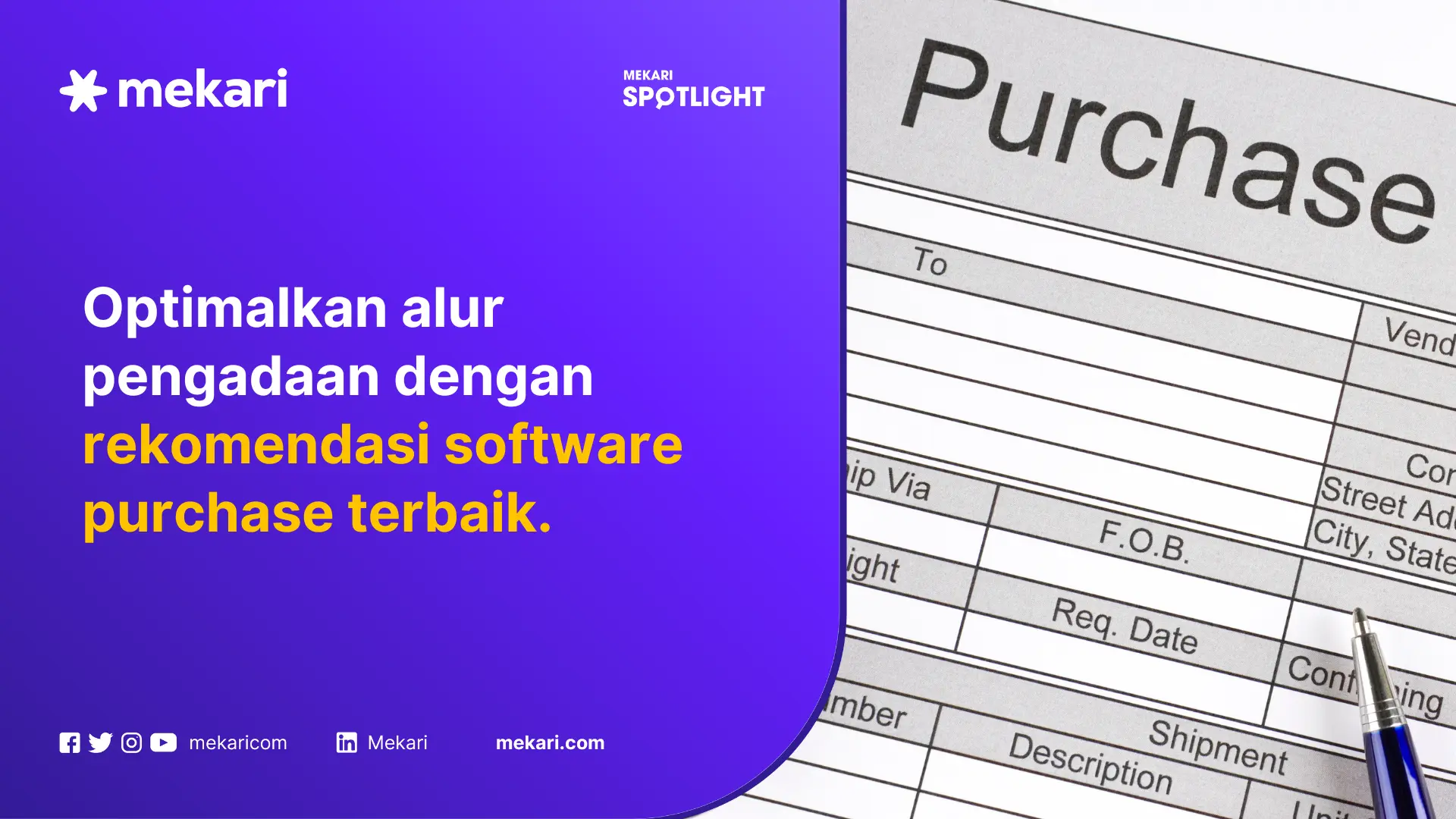 mekari expense software purchase order featured image