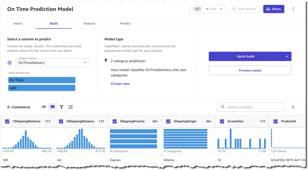 Amazon SageMaker Canvas