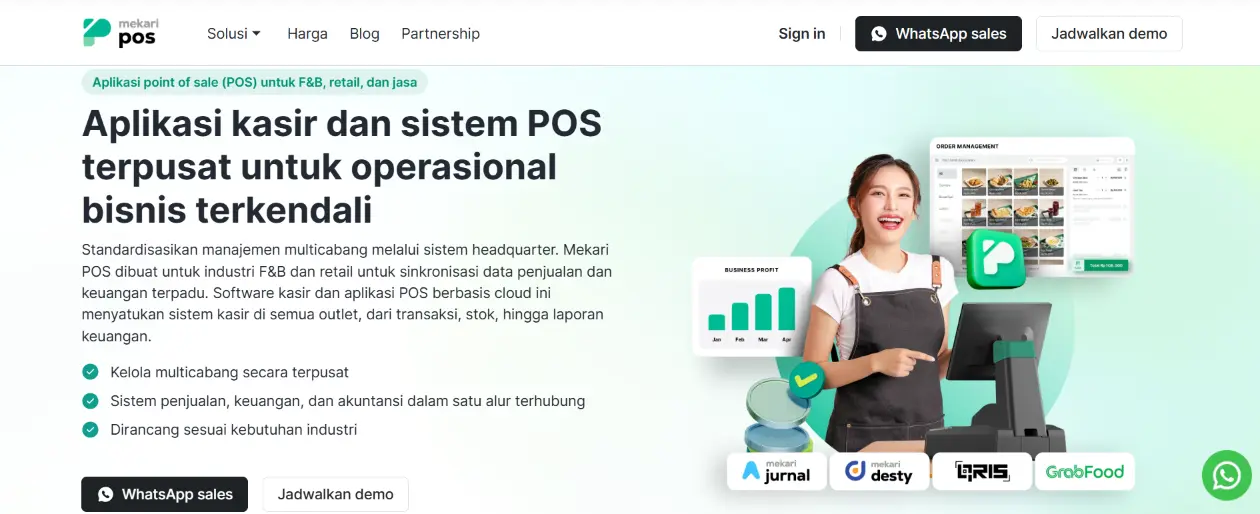 Aplikasi POS dari Mekari POS