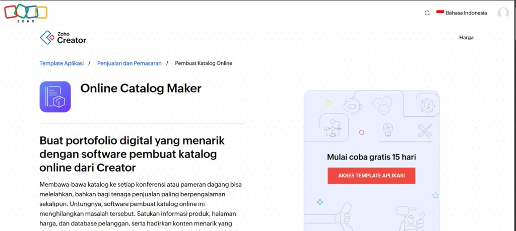 zoho tools katalog