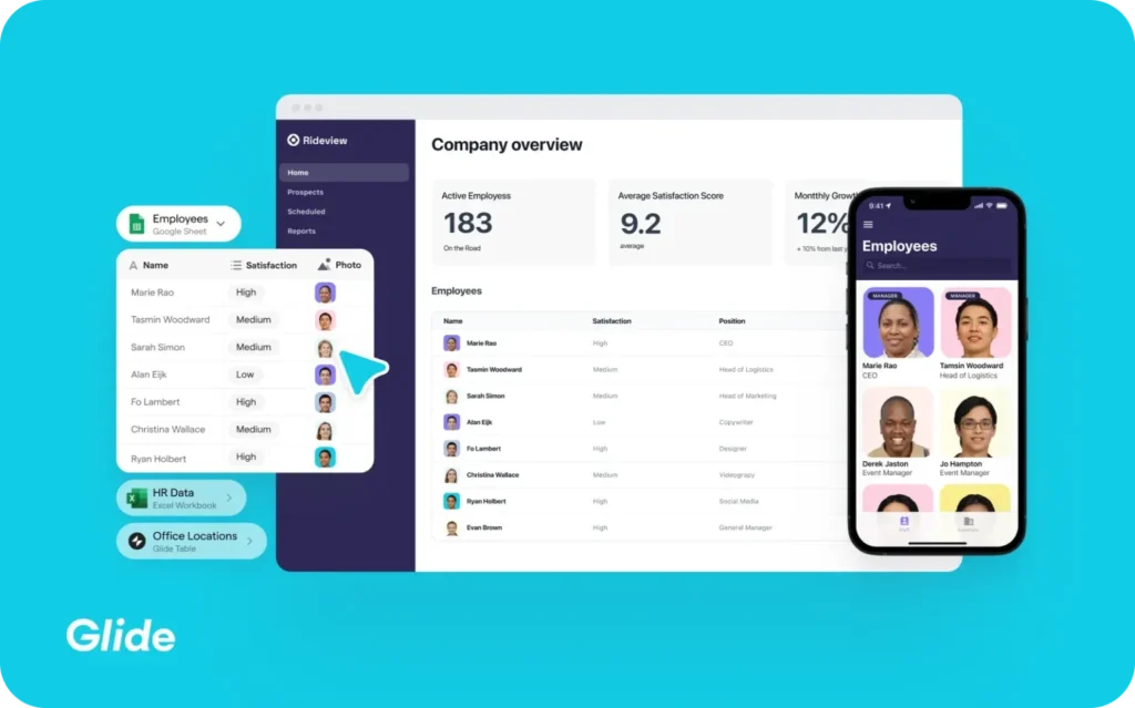 Glide Database Dashboard