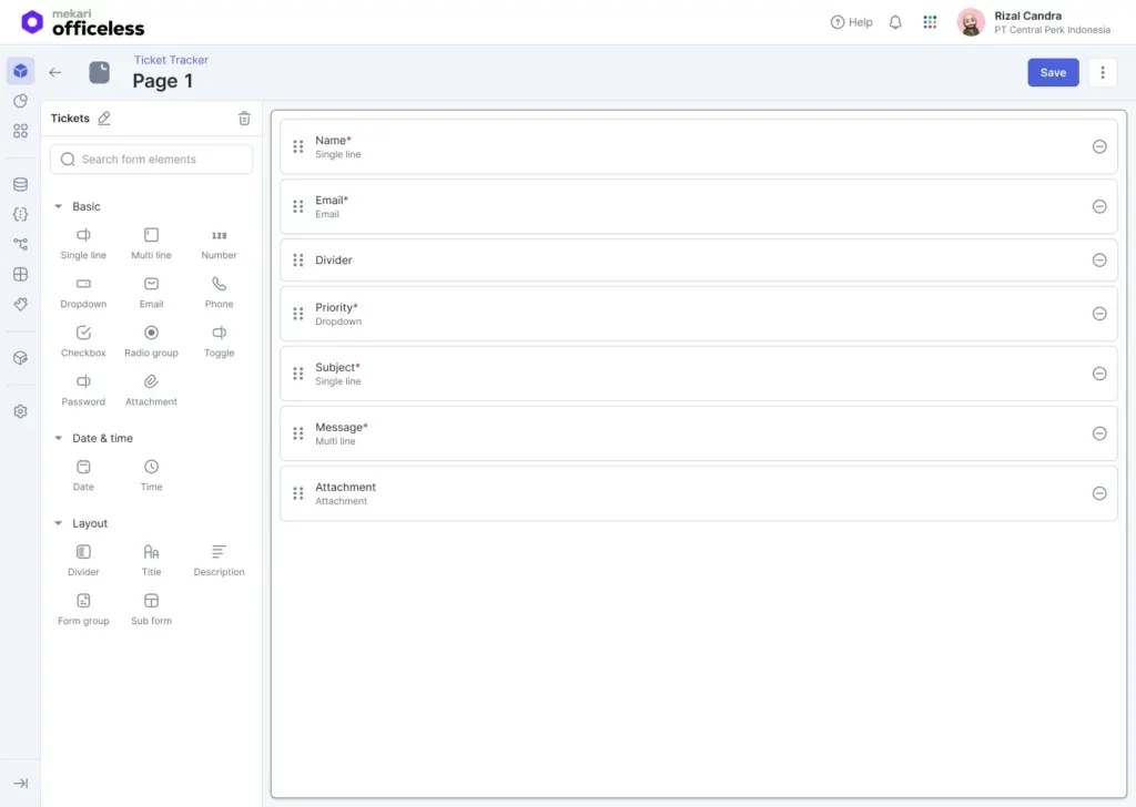 Mekari Officeless Studio - One of the best enterprise low-code platform