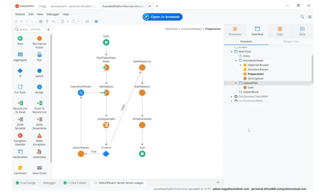 Outsystems low-code platform