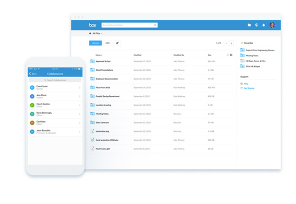 box document management system