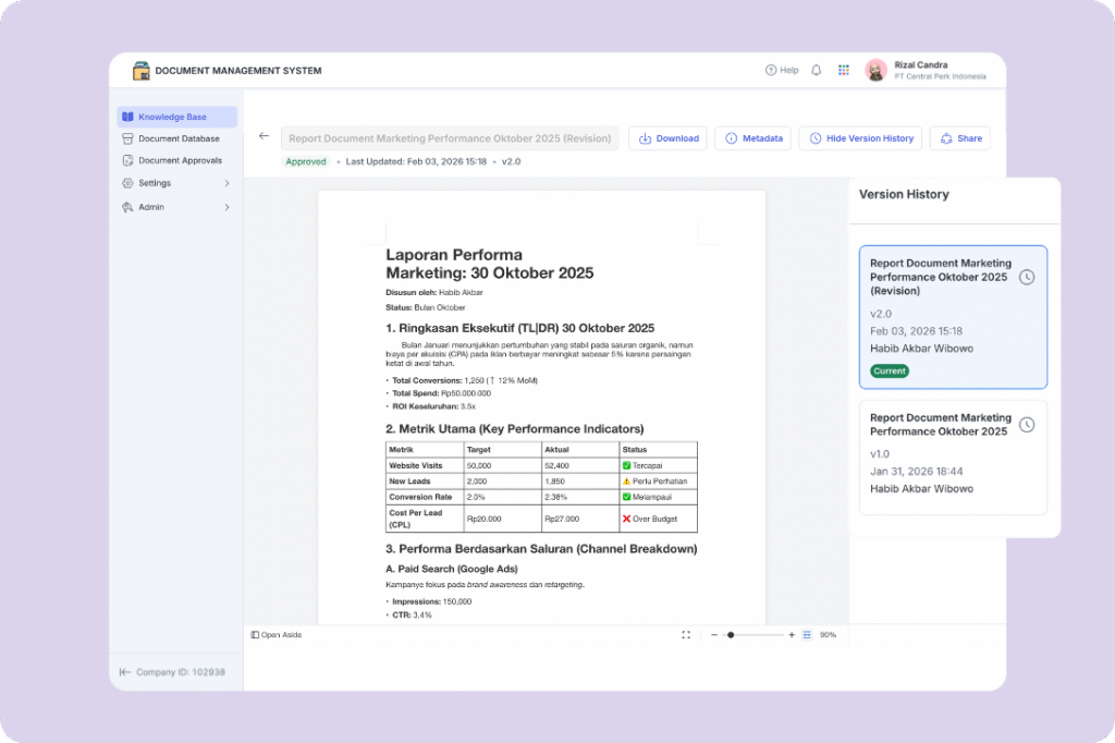 mekari officeless legal document management system