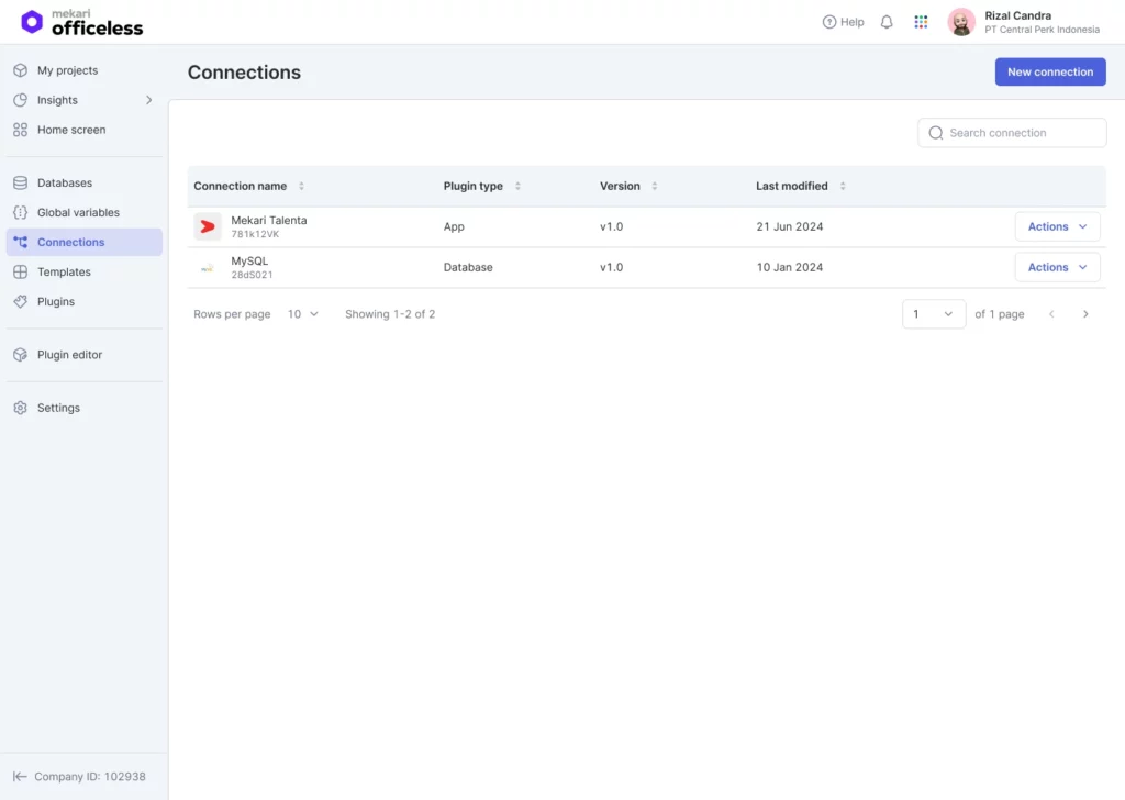 Mekari Officeless - Enterprise Application Platform