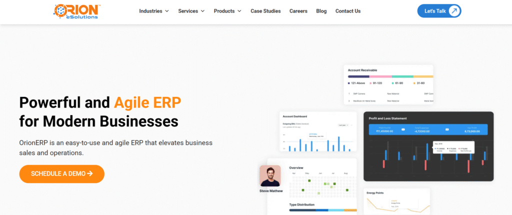 Orion ERP - enterprise software solutions