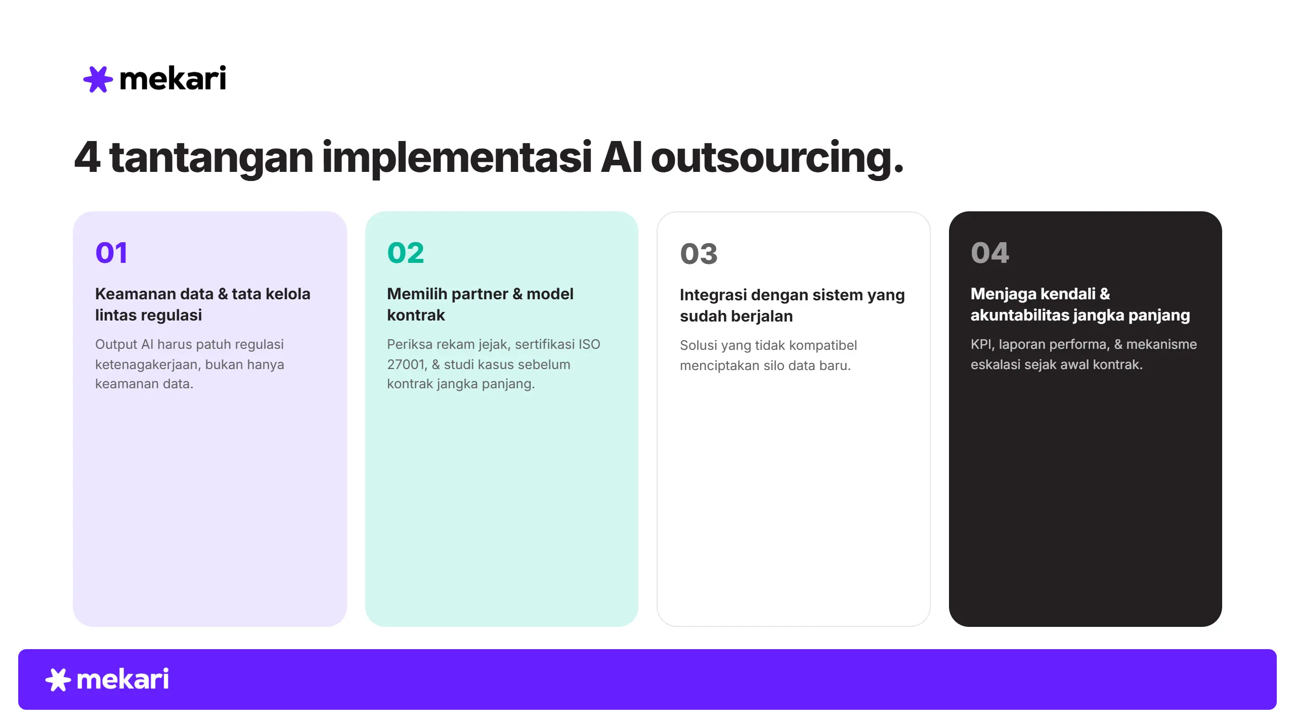 Tantangan dan Strategi Implementasi AI Outsourcing