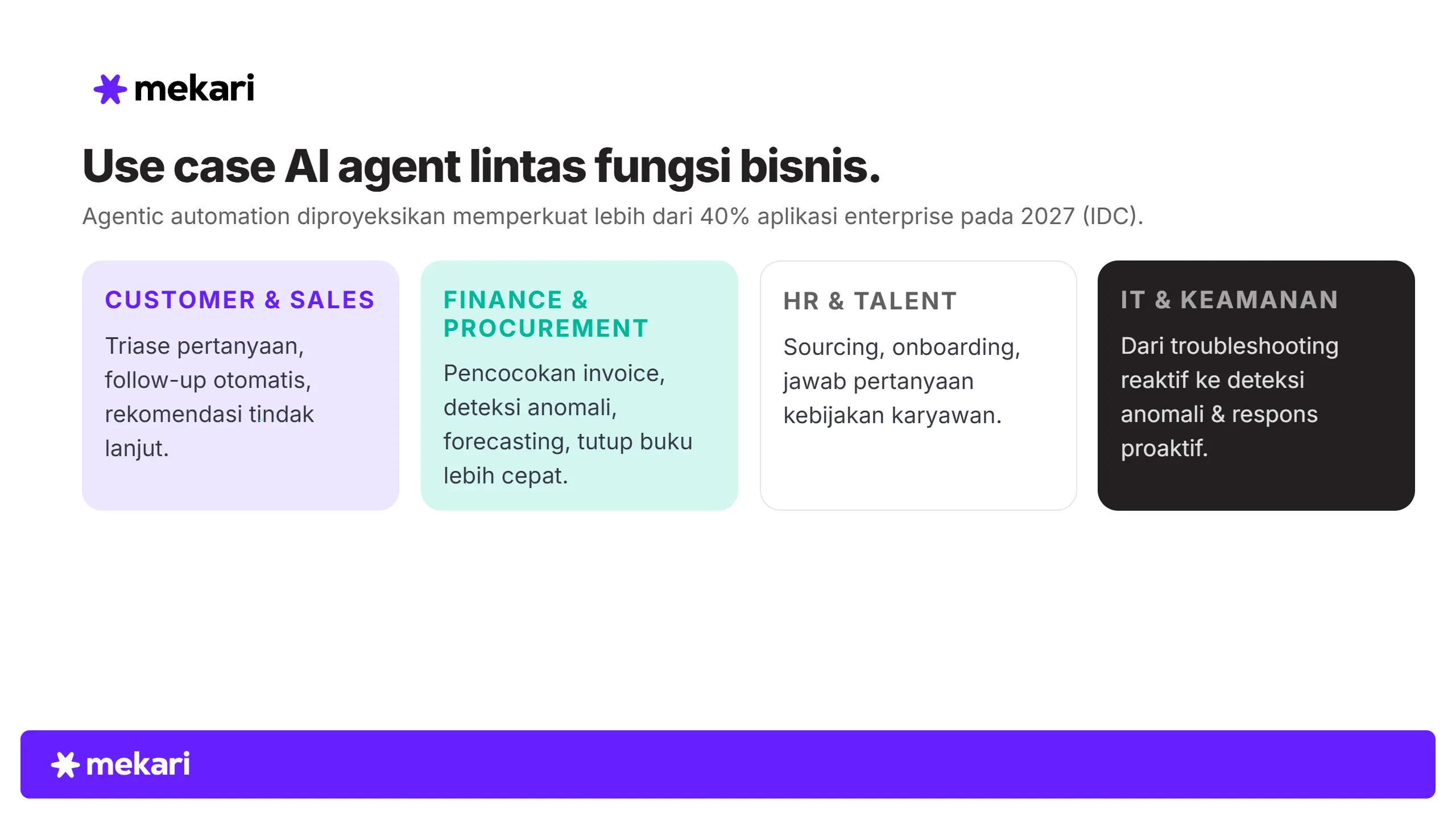 Use Case Enterprise AI Agent Lintas Fungsi Bisnis
